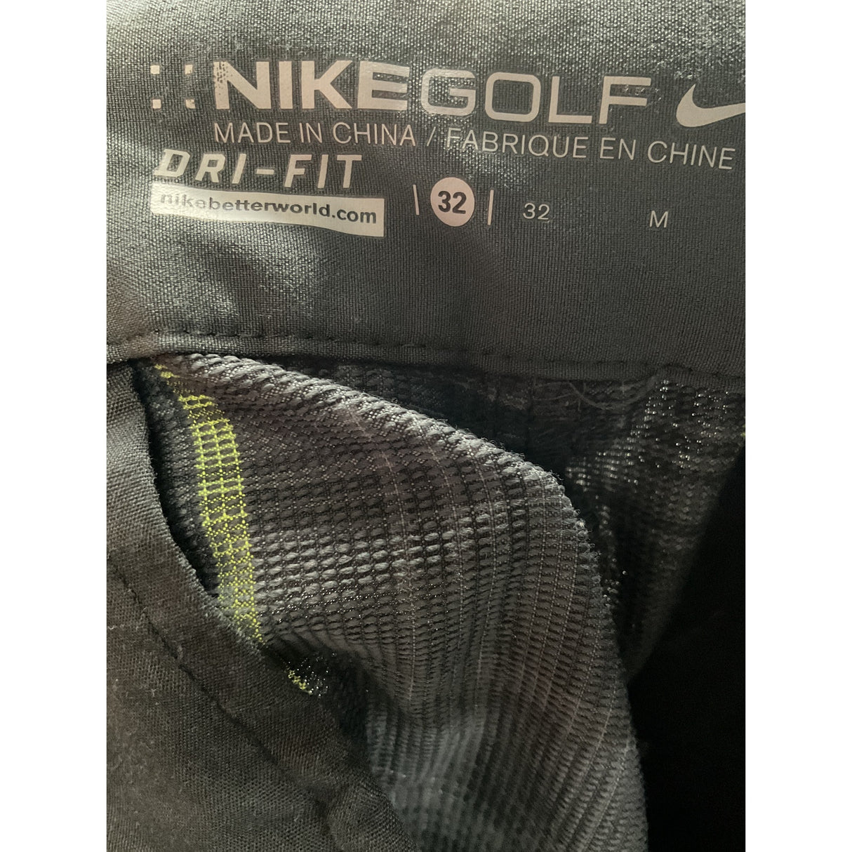 Nike Golf Gray Plaid Bermuda Shorts