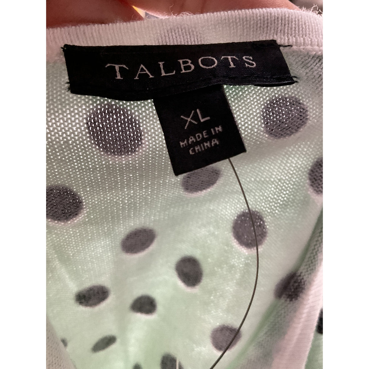 Talbots Green 100% Cotton Blouse - XL