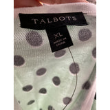 Talbots Green 100% Cotton Blouse - XL