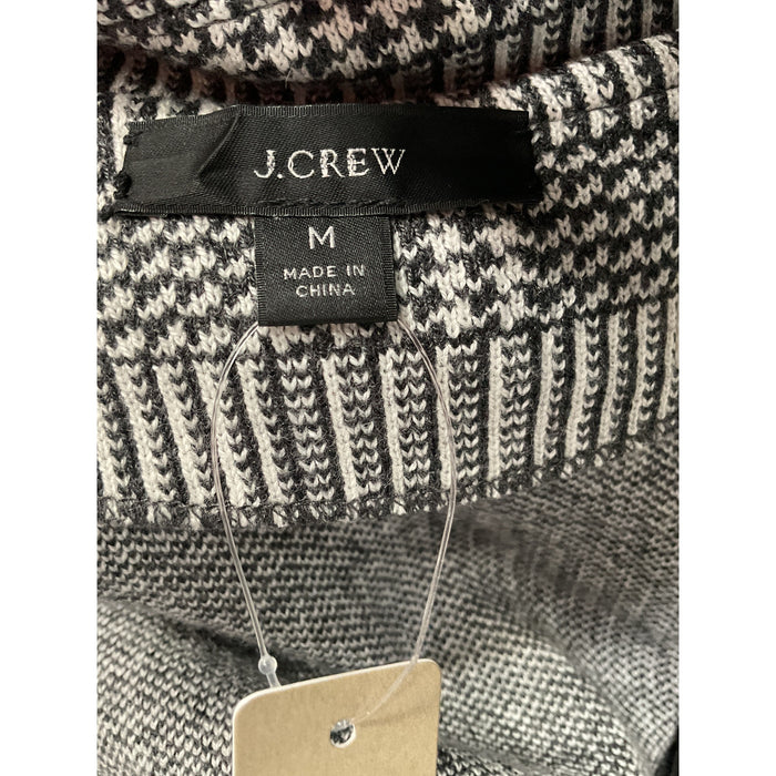 J.CREW Gray Cotton Polyester Cardigan Sweater - Women's Size M