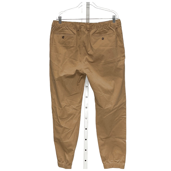 Brooks Brothers Men's Brown Cotton Ankle Pants