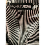 Fashion Nova Multicolor Women's Button-Up Top