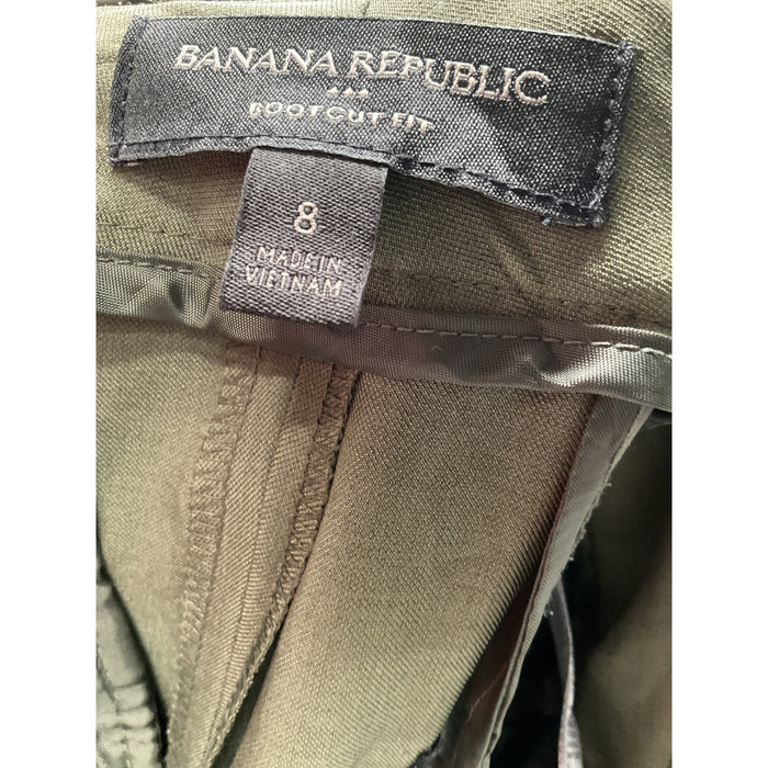 Banana Republic Green Ankle Pants, Size 8