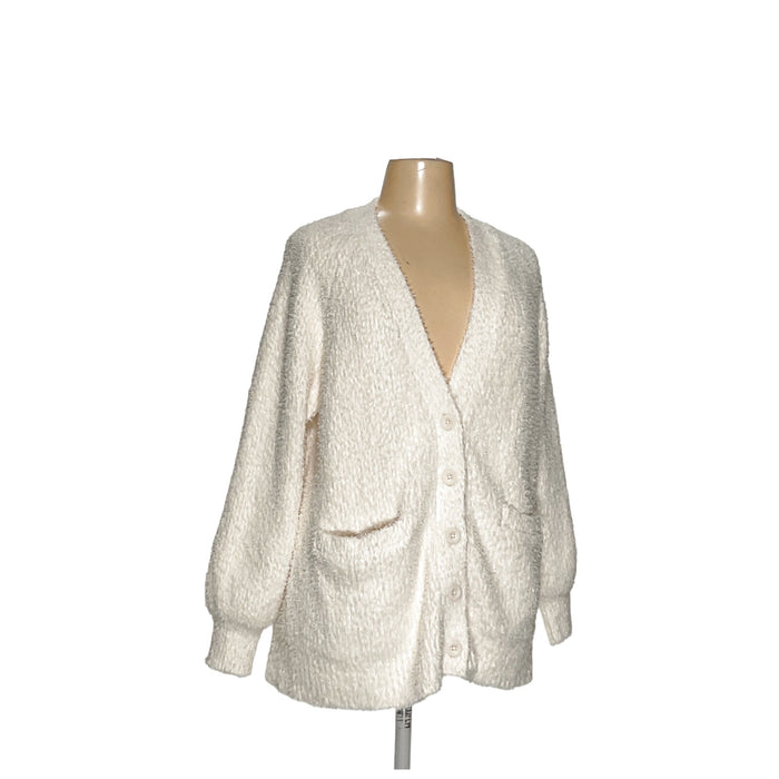 Aerie White Cardigan, Size M