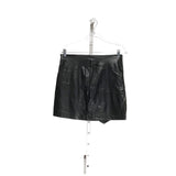 ZARA Women's Black Faux Leather Mini Skirt, Size L