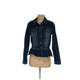 INC Women's Blue Cotton Jacket