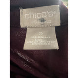 Chico's Purple Knit Cardigan