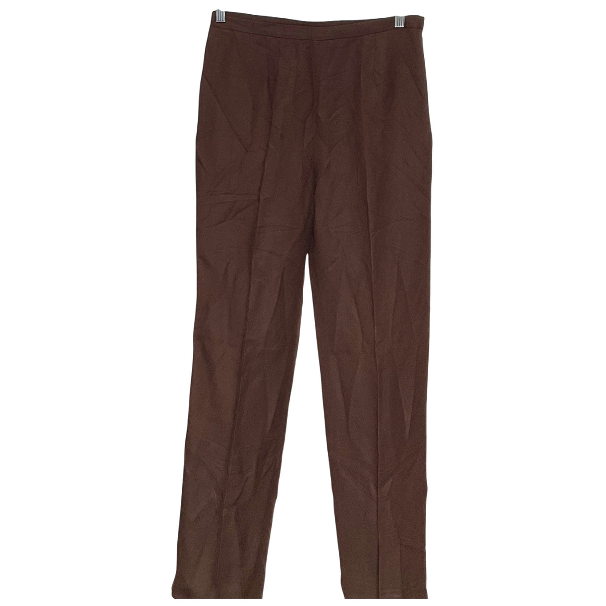 Kasper Women's Brown Linen/ Rayon Straight Pants