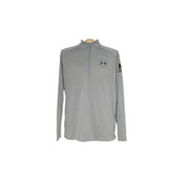 Under Armour Gray Henley Sweatshirt