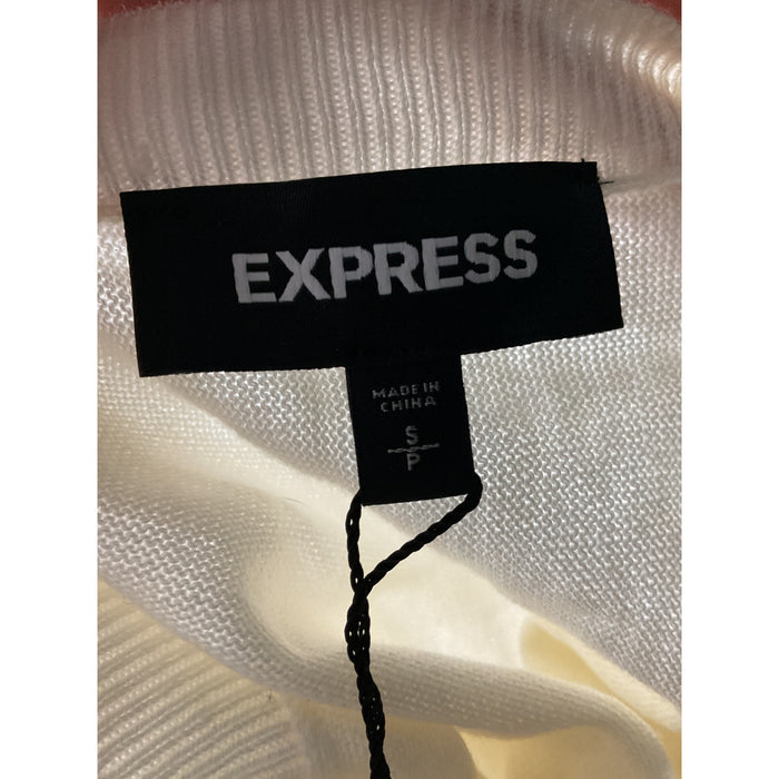 Express Cream Cotton Blouse - Women's Size S