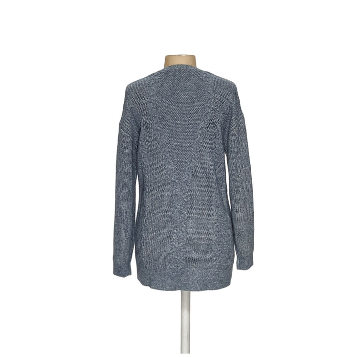 Talbots Blue Merino Wool Cardigan - Women's L