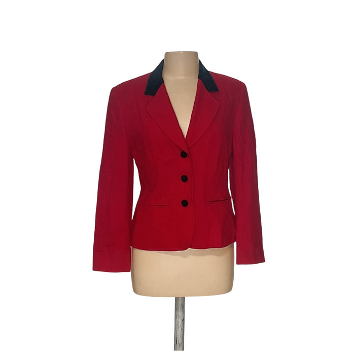 Pendleton Red Wool Blazer - Women's S