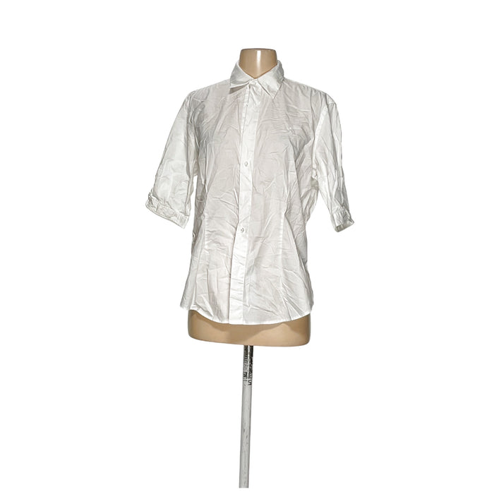 Ralph Lauren White Women's Button-Up, Size 14