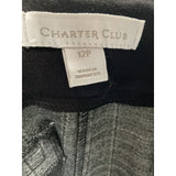 Charter Club Black Cropped Pants 12P