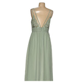 Azazie Green Maxi Dress - Size A6