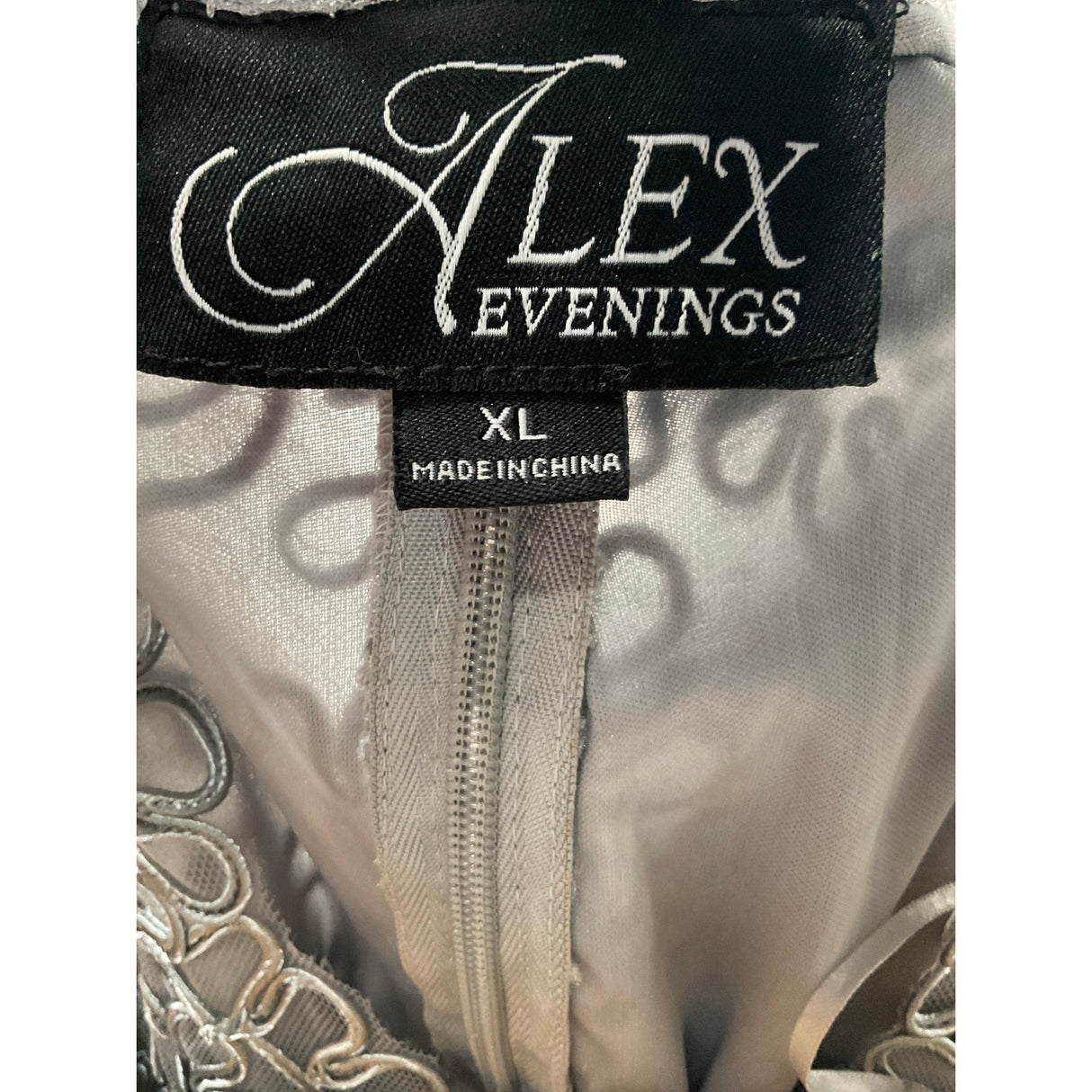 Alex Evenings Women's Gray XL Blouse