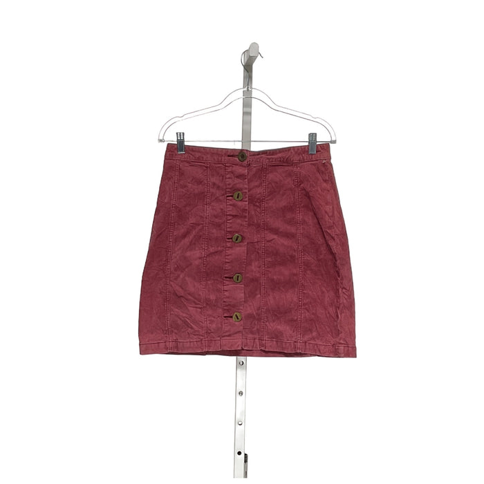 Pilcro Red Mini Skirt, Size 6