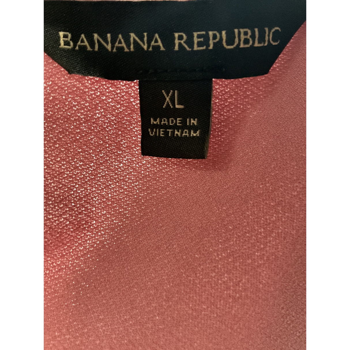 XL Banana Republic Pink Blouse - Casual Spring Top