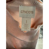 Chico's Beige Rayon Sweater - Size 1