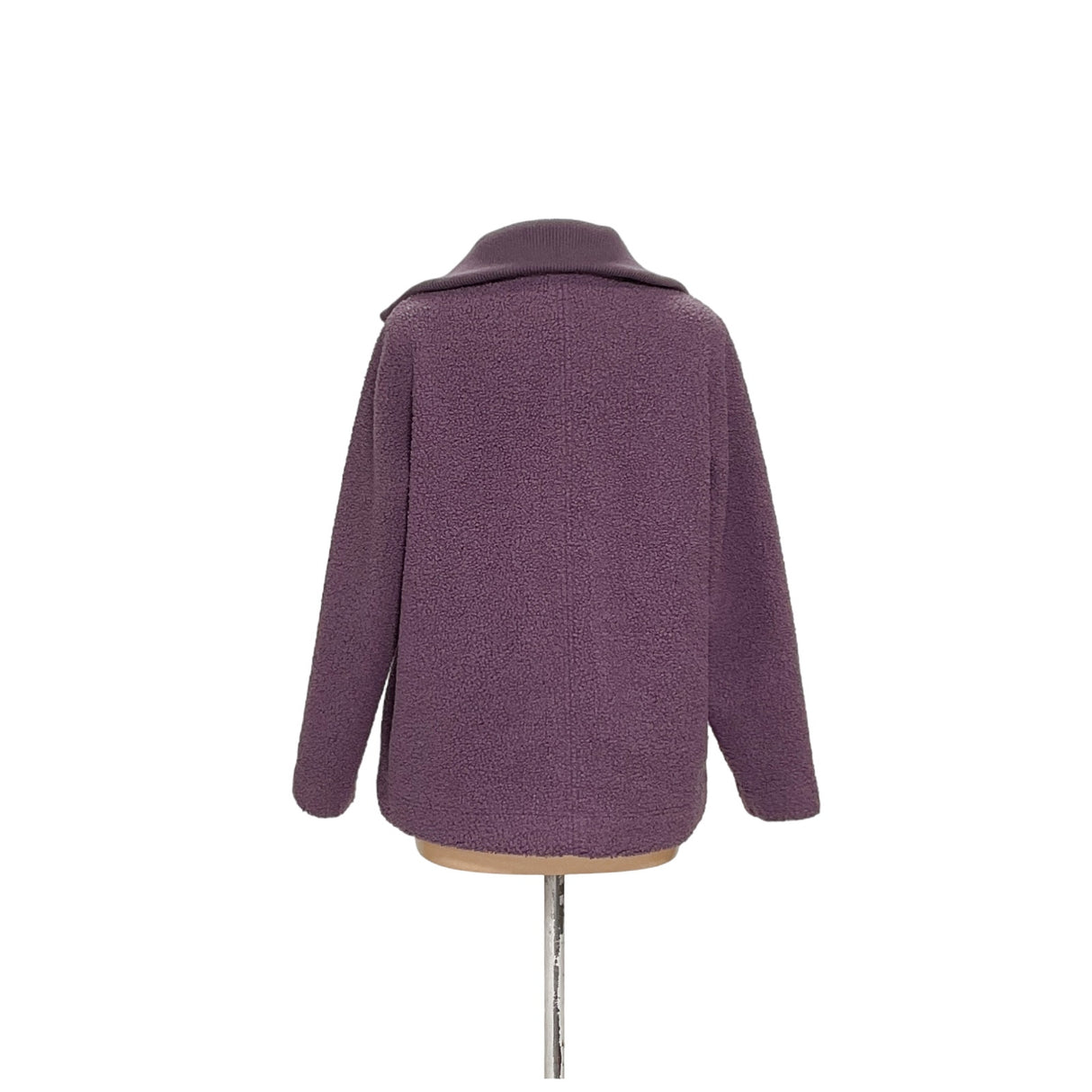 Lands' End Purple Henley Sweater