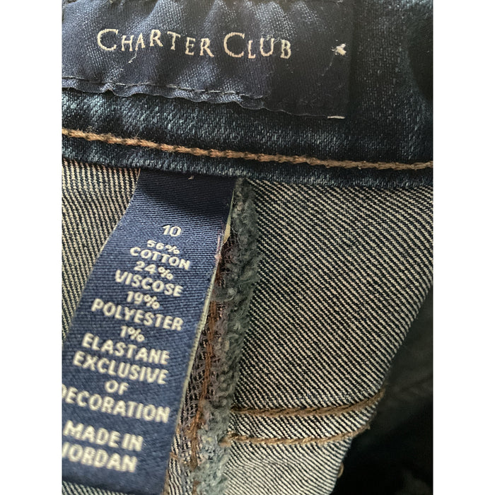 Charter Club Blue Ankle Jeans - Women's Size 10