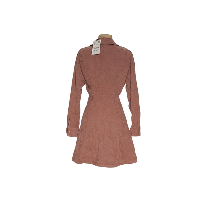 ZARA Brown Shirt Dress - Size S