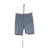 ZARA Blue Cotton Bermuda Shorts for Men