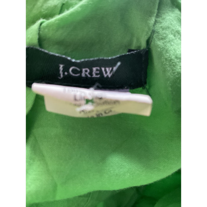 J. Crew Green A-Line Midi Dress - Size 10