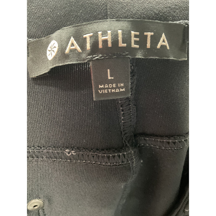 Athleta Women's Black Ankle Pants (Size L)