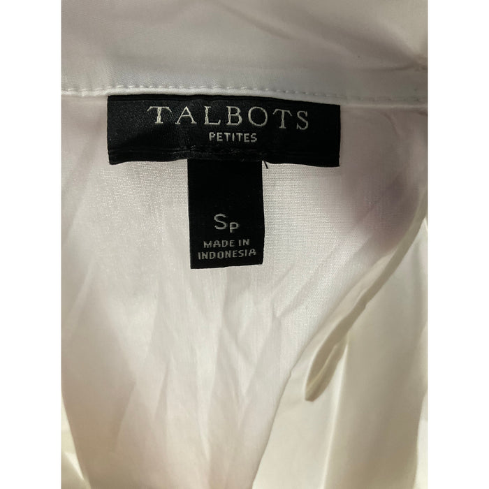 Talbots White Cotton Blouse - Women's sp