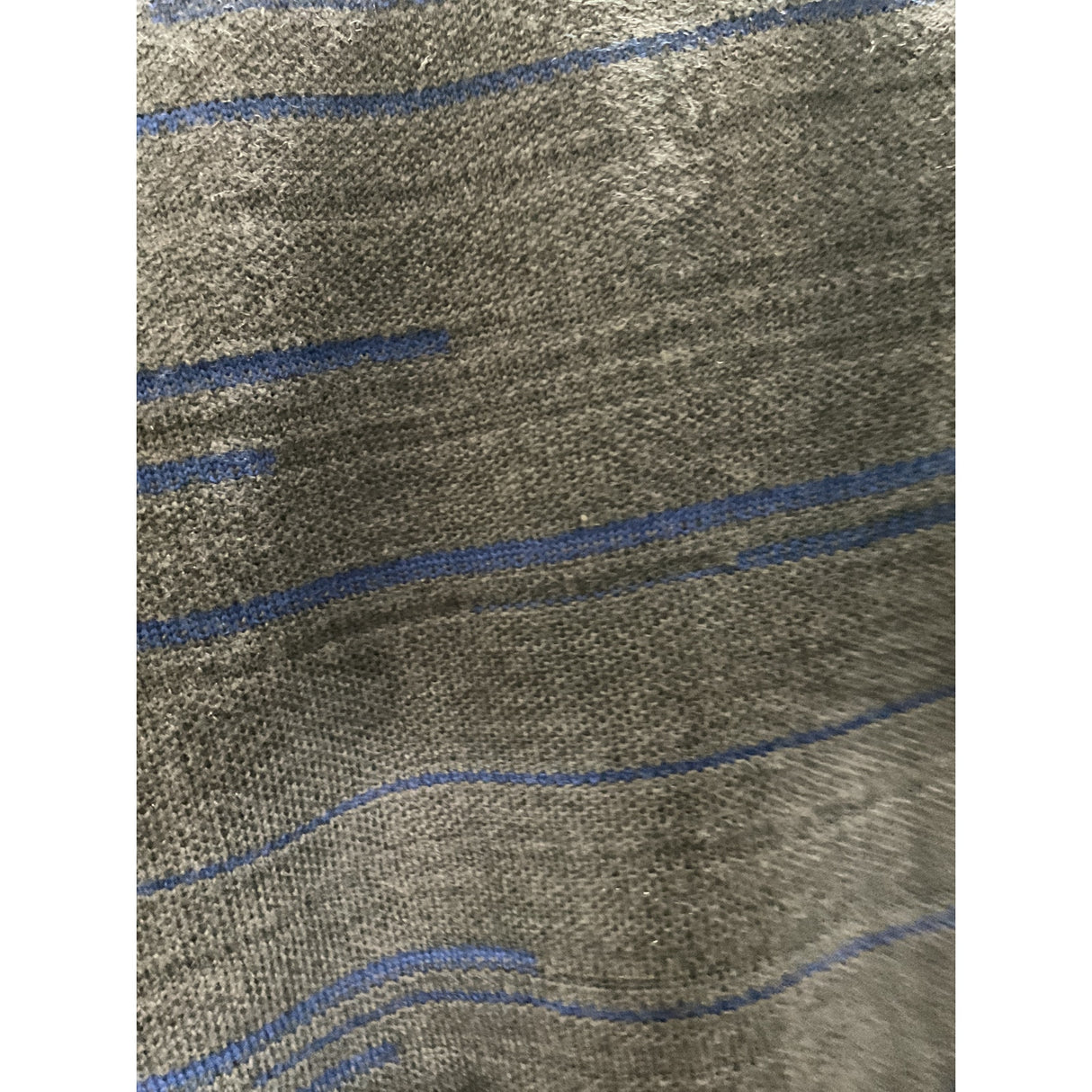 DKNY Gray Men's Wool Striped Pullover Sweater