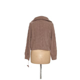 Jessica Simpson Brown Henley Sweater (M)