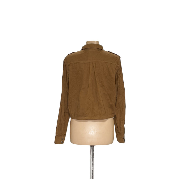 Blank NYC Brown Cotton Jacket