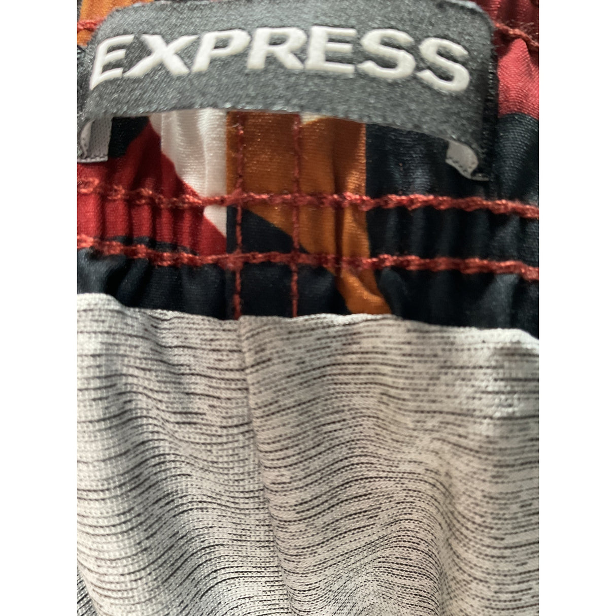 Express Men's Multicolor Activewear Shorts