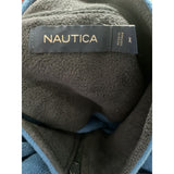 NAUTICA Men's Blue Henley Sweater - XL