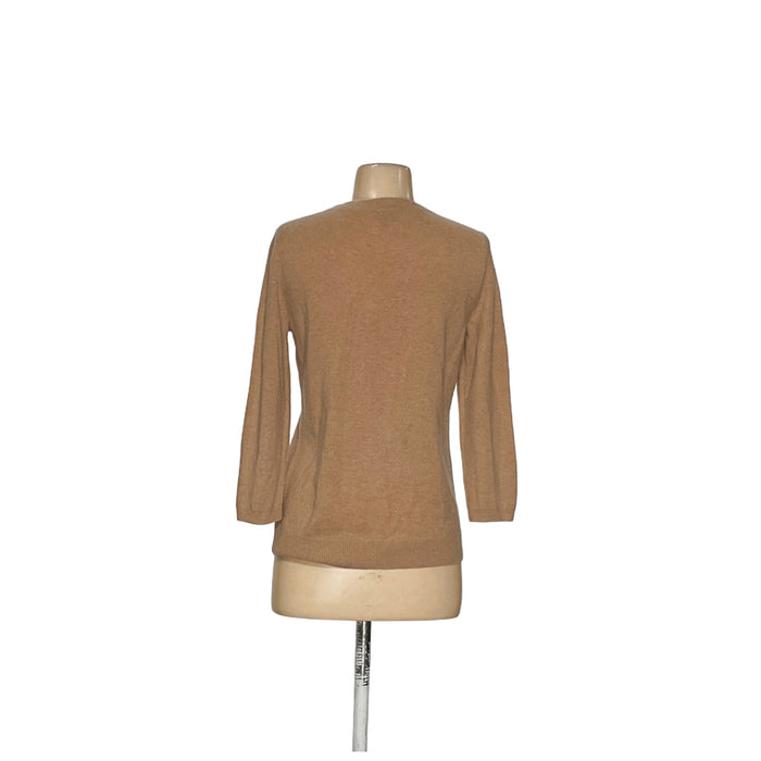 Talbots Brown Cashmere Pullover Sweater (Size S)