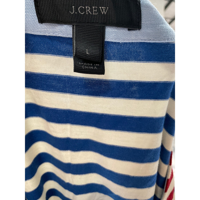 J. Crew Multicolor Long Shift Dress