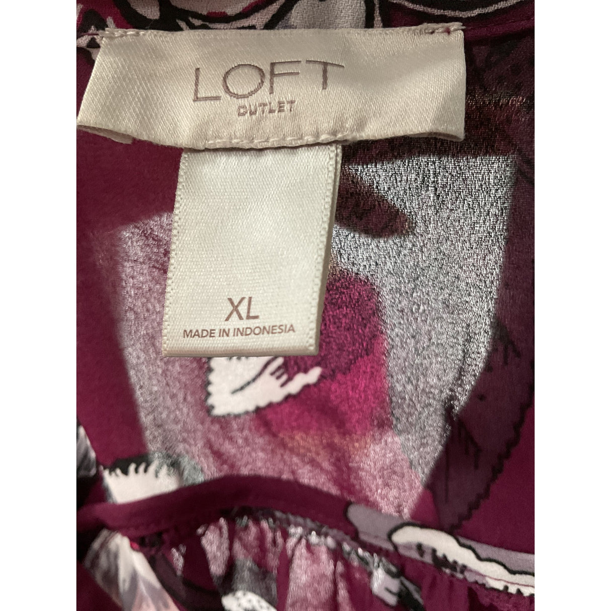 LOFT Multicolor XL Women's Plus Blouse