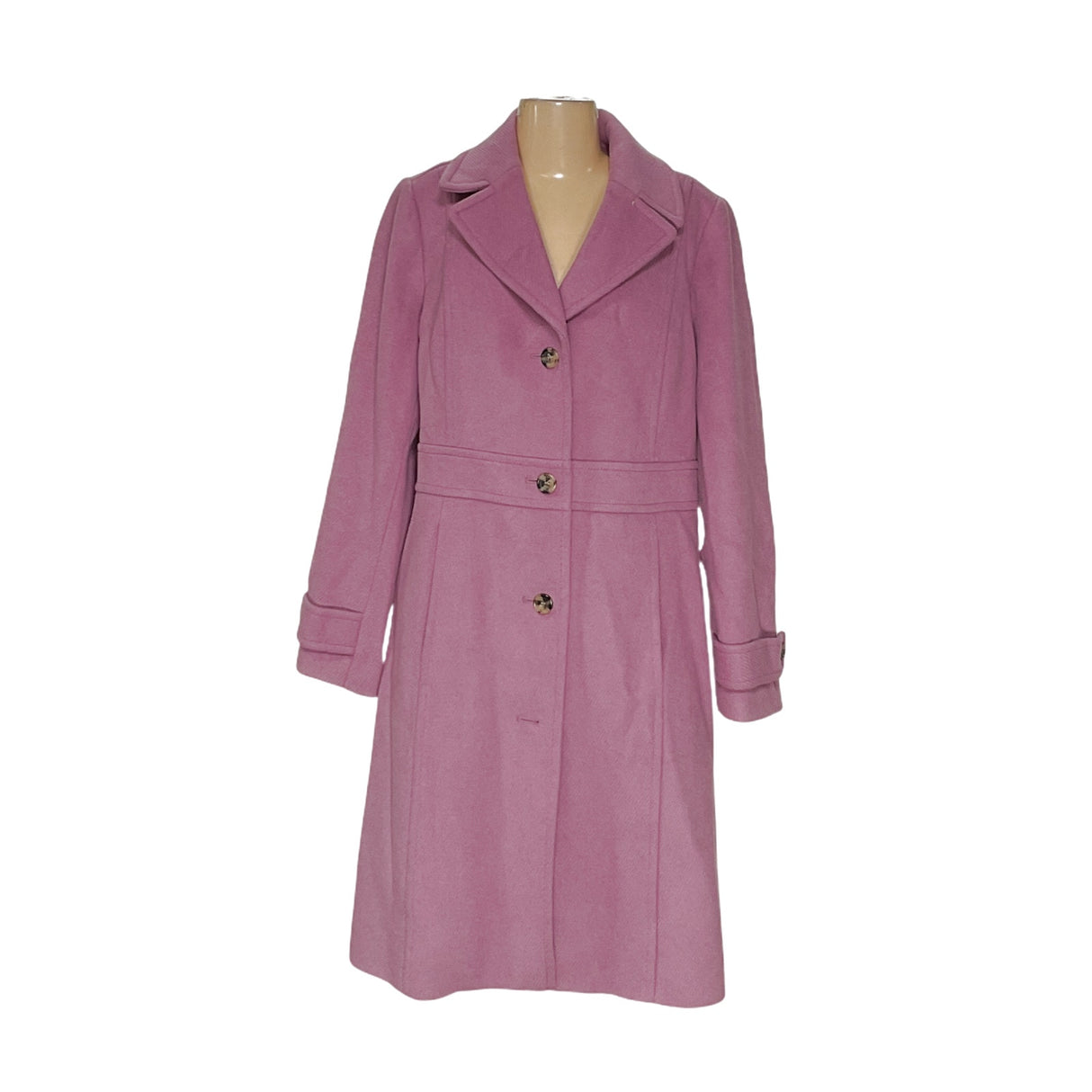 Talbots Purple Wool Trench Coat - Size 12