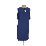 Blue WHBM Midi Sheath Dress, L