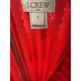 J. Crew Orange A-Line Midi Dress - Size 2