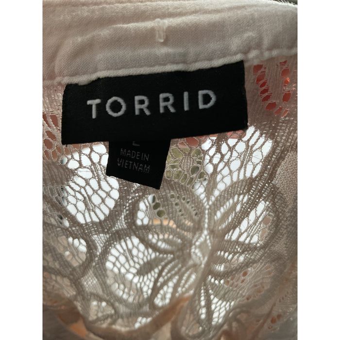 Torrid Pink Plus Size Tank - Size 2