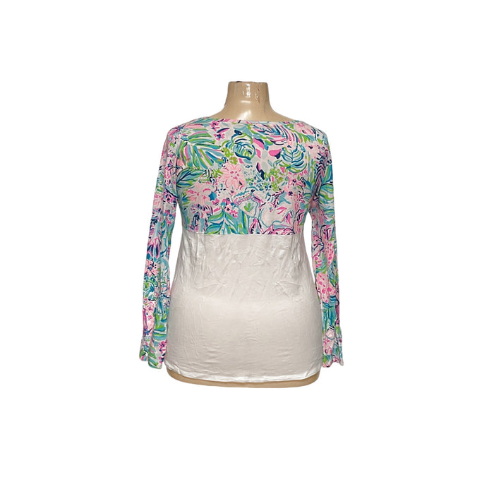 Lilly Pulitzer Multicolor Modal Blouse - Women's L