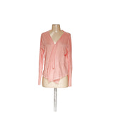 J.JILL Orange Linen Cardigan M