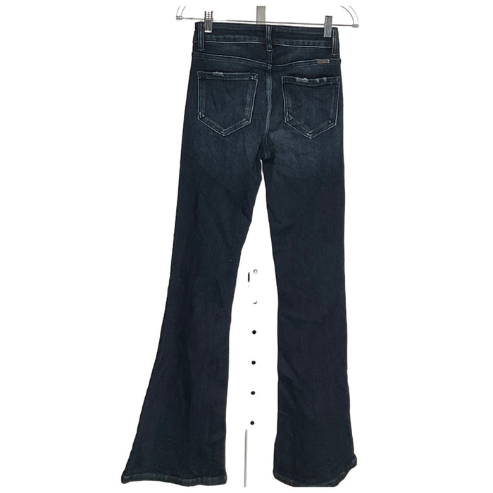 Kancan Paperbag Jeans - Blue, Size 25