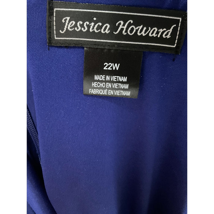 Jessica Howard Blue Shift Dress, Size 22w