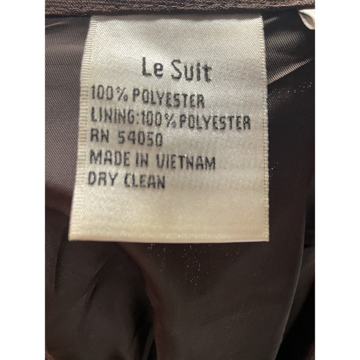 Le Suit Brown A-Line Skirt - Size 18