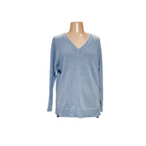 Tahari Blue Pullover Sweater - Women's L