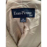 EVAN PICONE Beige Plus Size Blazer