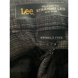 Lee Black Pinstripe Pants Women's Size 10M